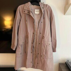 Lilac Parka-Style Raincoat